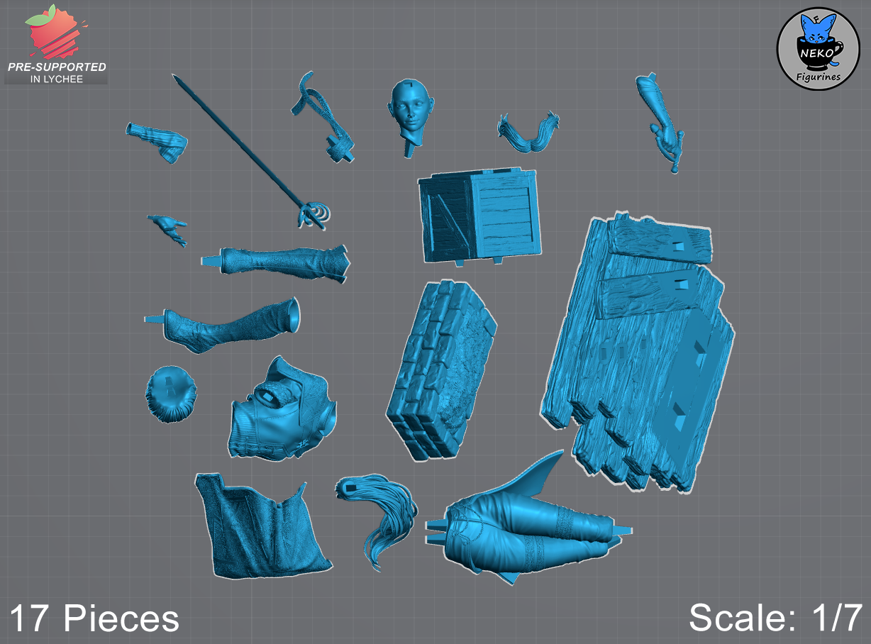 Maelle | Expedition 33 | Handcrafted Figure