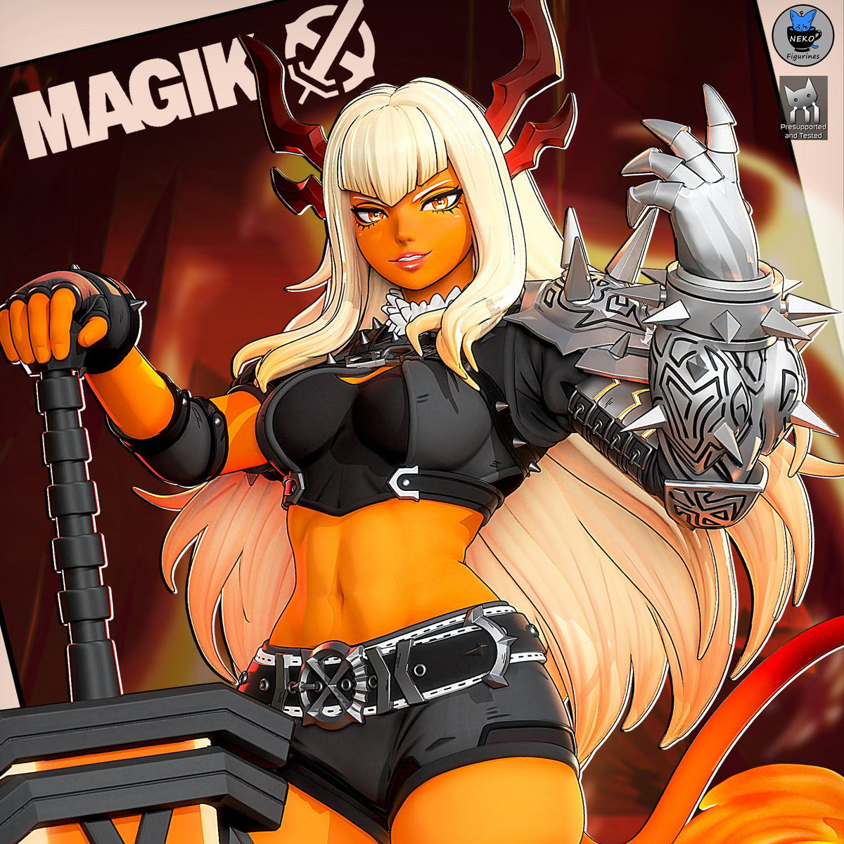 Arcane Sword Maiden | Handcrafted Figure
