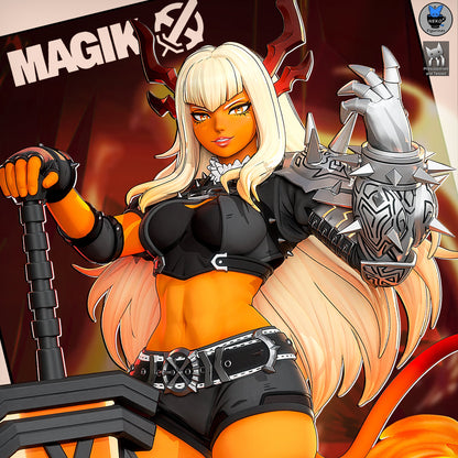Arcane Sword Maiden | Handcrafted Figure