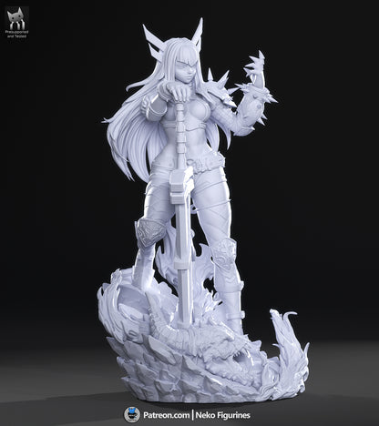 Arcane Sword Maiden | Handcrafted Figure