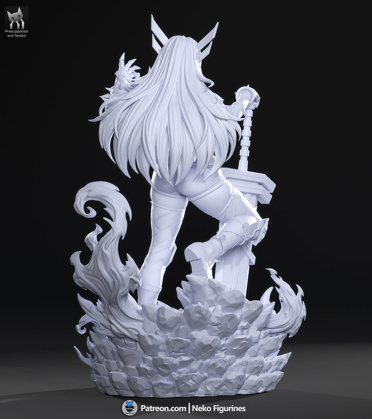 Arcane Sword Maiden | Handcrafted Figure