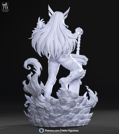 Arcane Sword Maiden | Handcrafted Figure