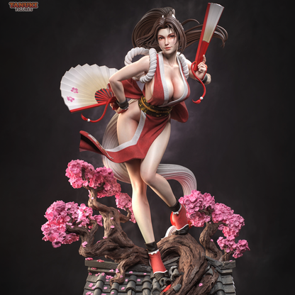 Crimson Kunoichi | Handcrafted Figure