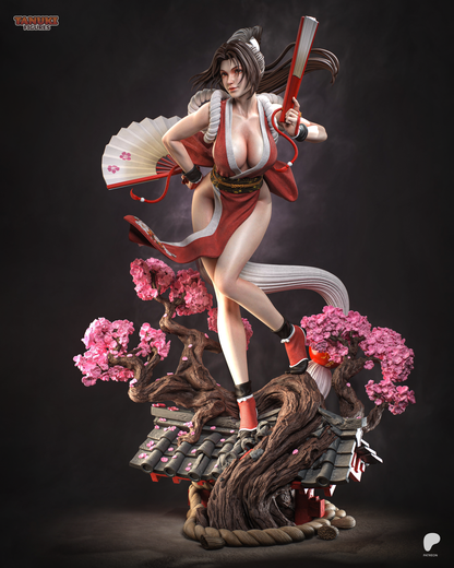 Crimson Kunoichi | Handcrafted Figure