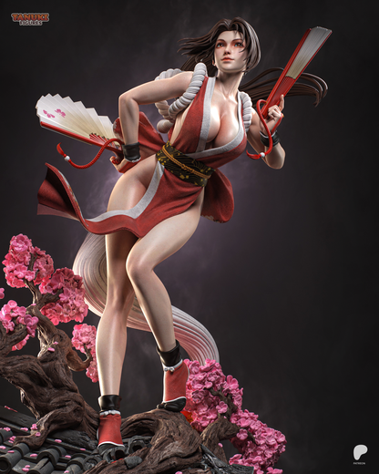 Crimson Kunoichi | Handcrafted Figure