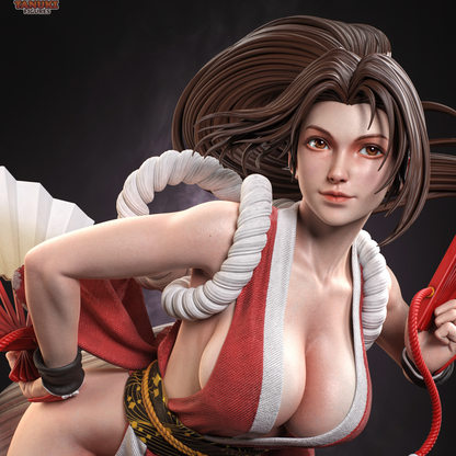 Crimson Kunoichi | Handcrafted Figure