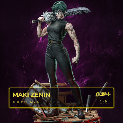Maki Zenin | Jujutsu Kaisen | Handcrafted Figure