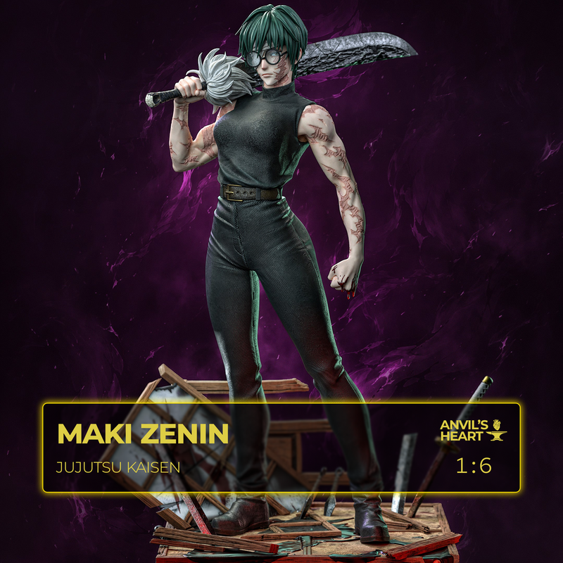 Maki Zenin | Jujutsu Kaisen | Handcrafted Figure