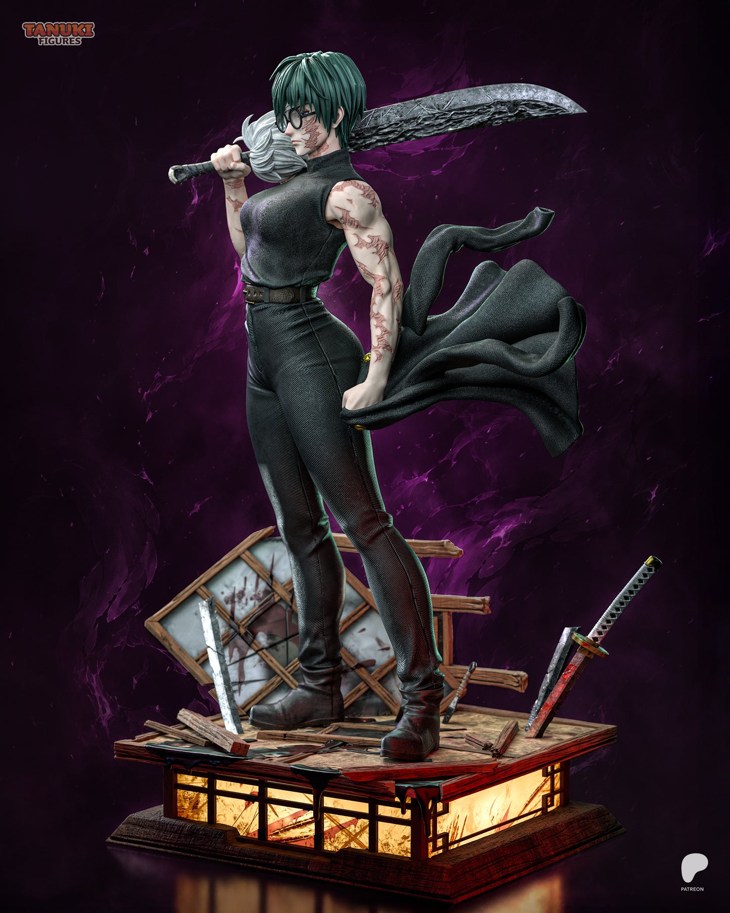 Maki Zenin | Jujutsu Kaisen | Handcrafted Figure