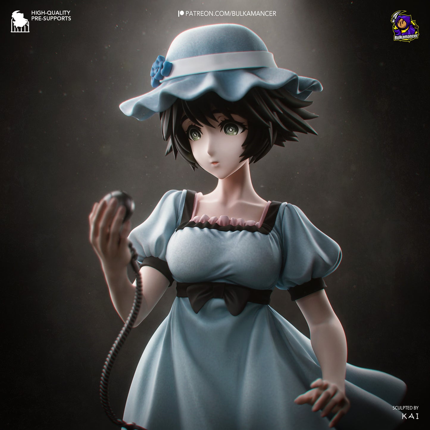 Pocket Watch Maiden | Handcrafted Figure