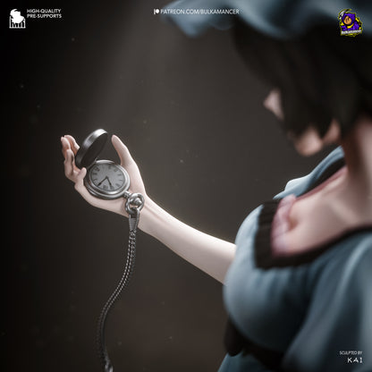 Pocket Watch Maiden | Handcrafted Figure