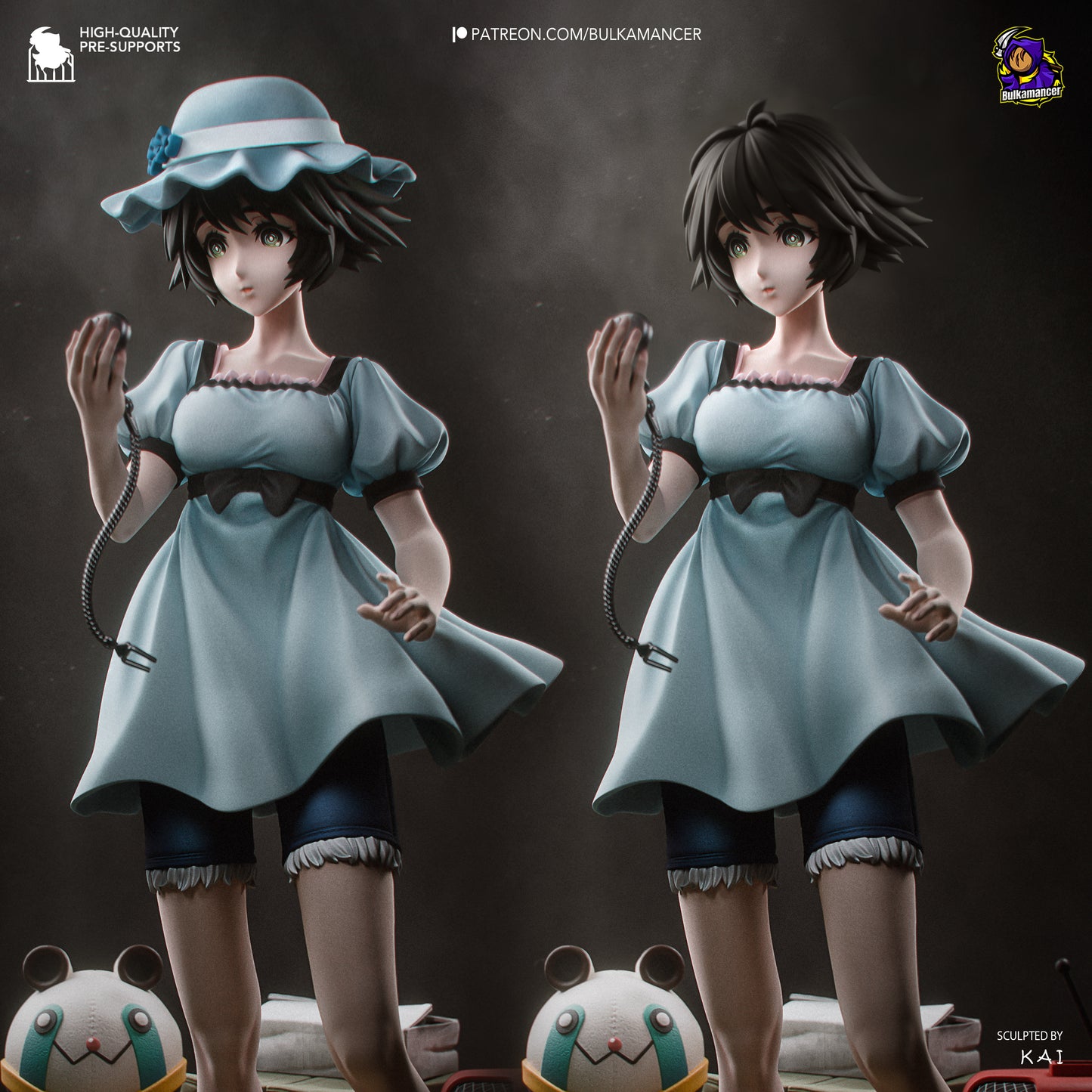 Pocket Watch Maiden | Handcrafted Figure