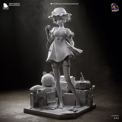 Pocket Watch Maiden | Handcrafted Figure