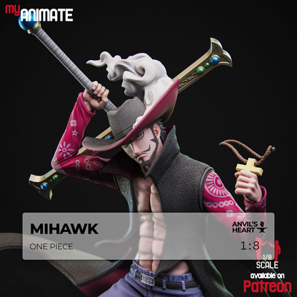 Hawk-Eyed Swordsman | Handcrafted Figure