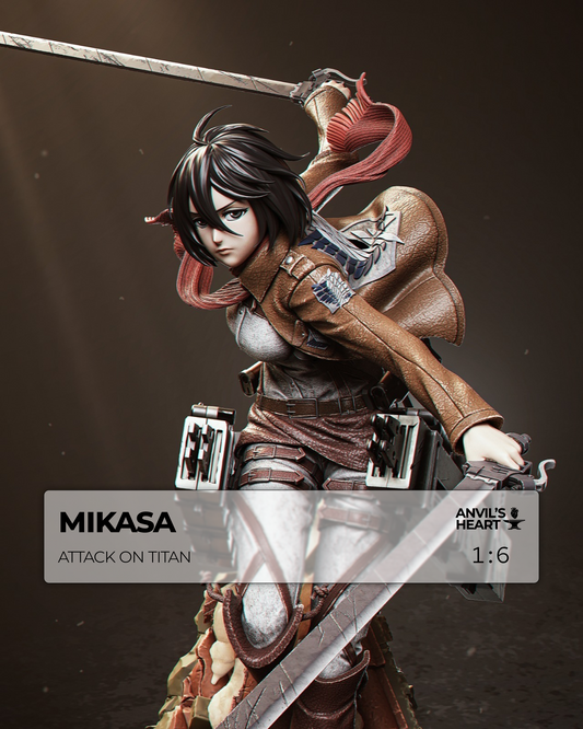 Mikasa | Attack on Titan | Handcrafted Figure