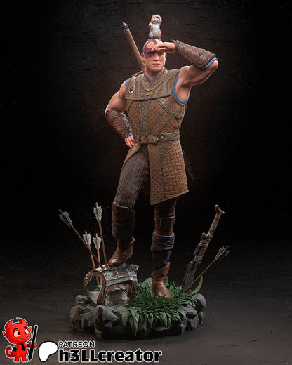 Minsc and Boo | Baldur's Gate 3 | Handcrafted Figure