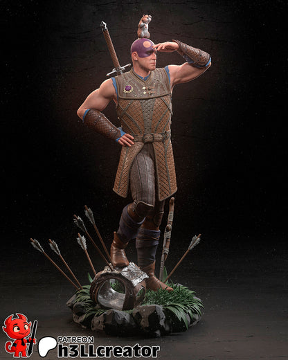 Minsc and Boo | Baldur's Gate 3 | Handcrafted Figure
