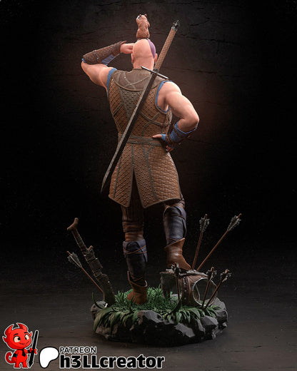 Minsc and Boo | Baldur's Gate 3 | Handcrafted Figure