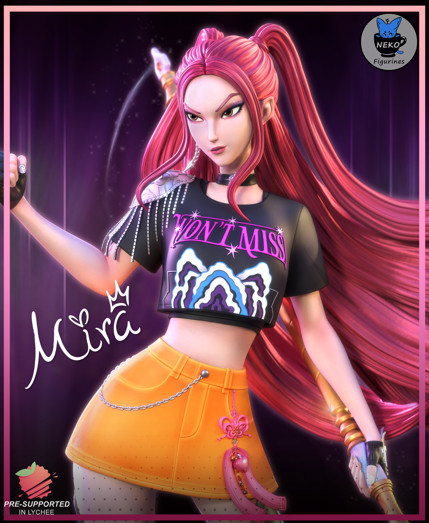 Mira | Kpop Demon Hunters | Handcrafted Figure