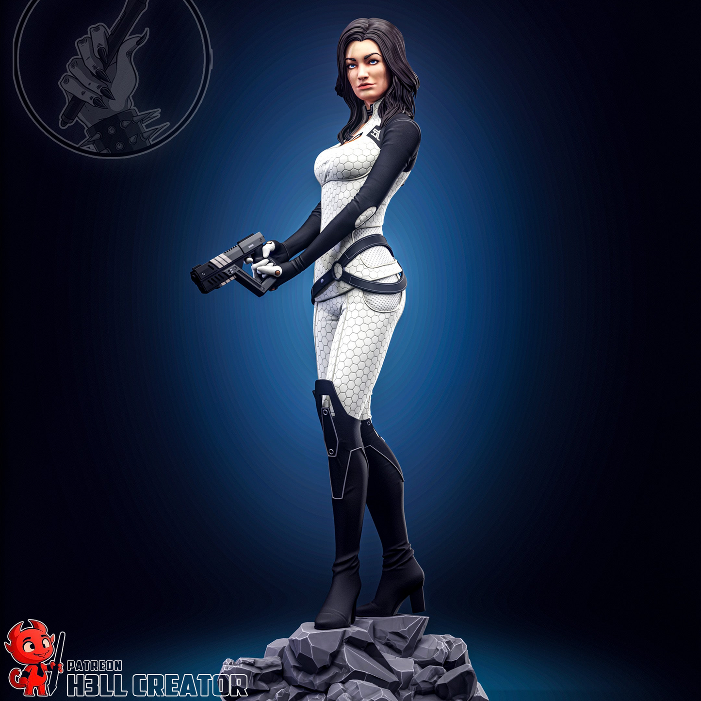 Miranda | Mass Effect | Handcrafted Figure