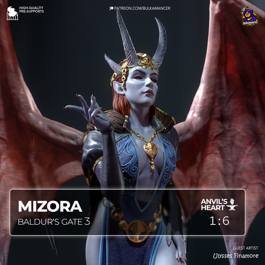 Mizora | Baldur’s Gate 3 | Handcrafted Figure