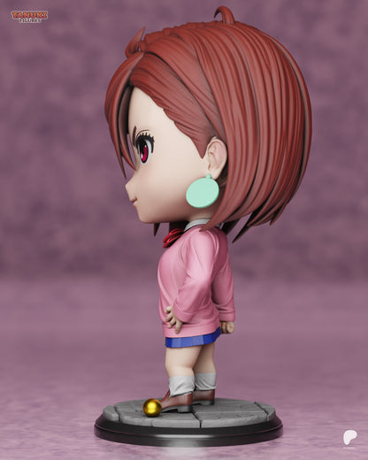 Chibi Momo Ayase | Dandandan | Handcrafted Figure