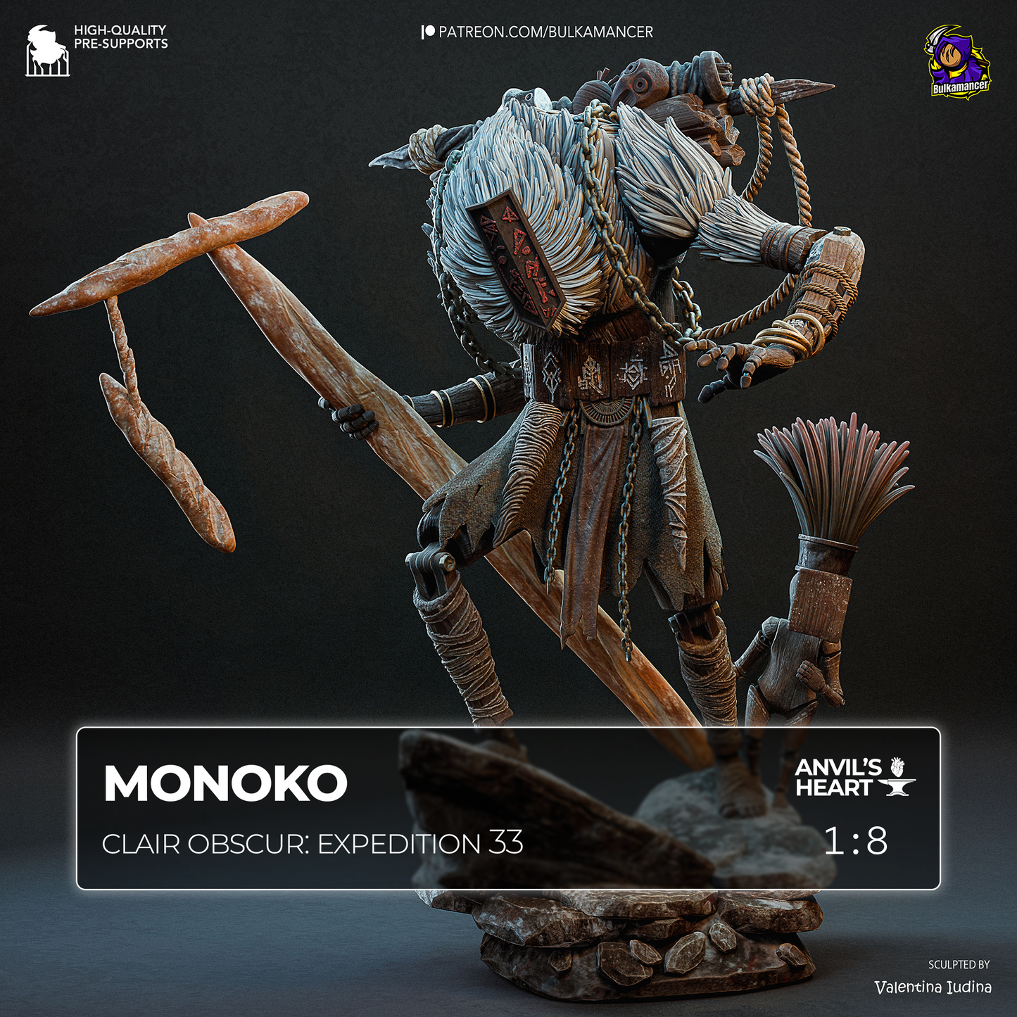 Masked Expedition Beast | Handcrafted Figure