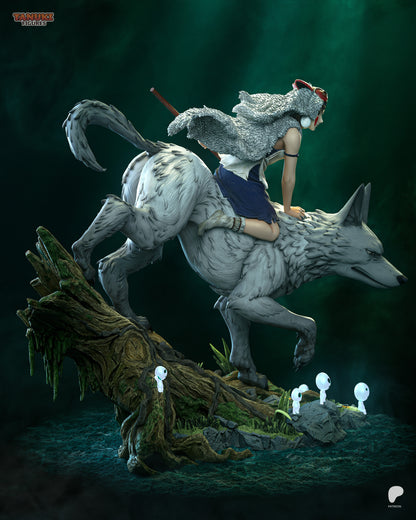 Wolf Princess | Handcrafted Figure
