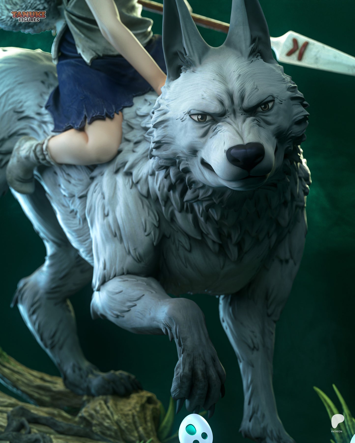 Wolf Princess | Handcrafted Figure