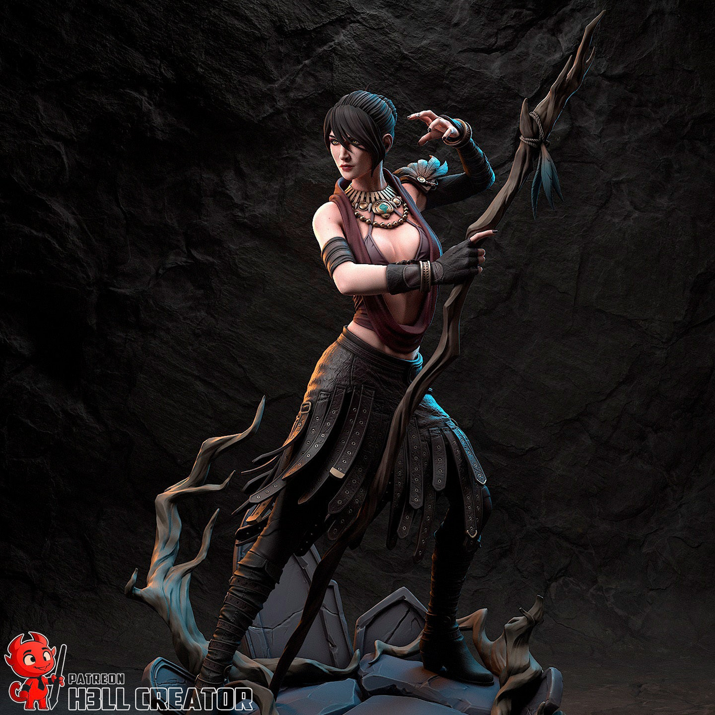 Wild Arcane Witch | Handcrafted Figure