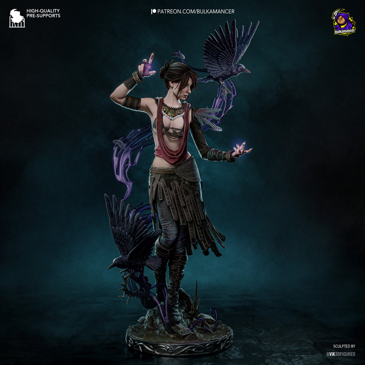 Wild Arcane Witch | Handcrafted Figure