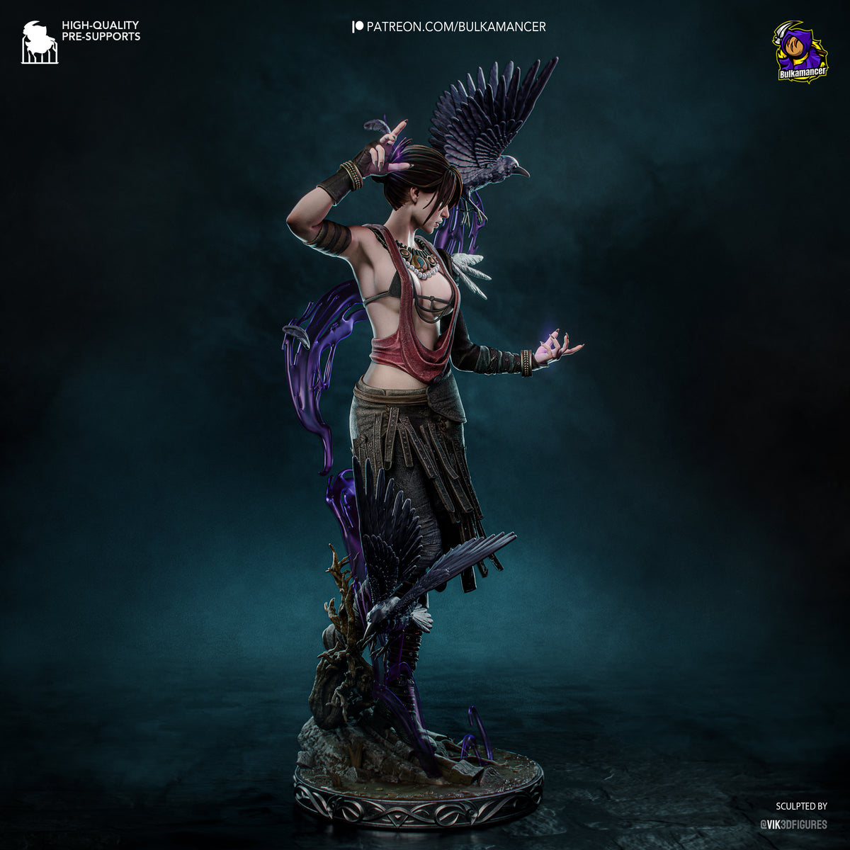 Wild Arcane Witch | Handcrafted Figure