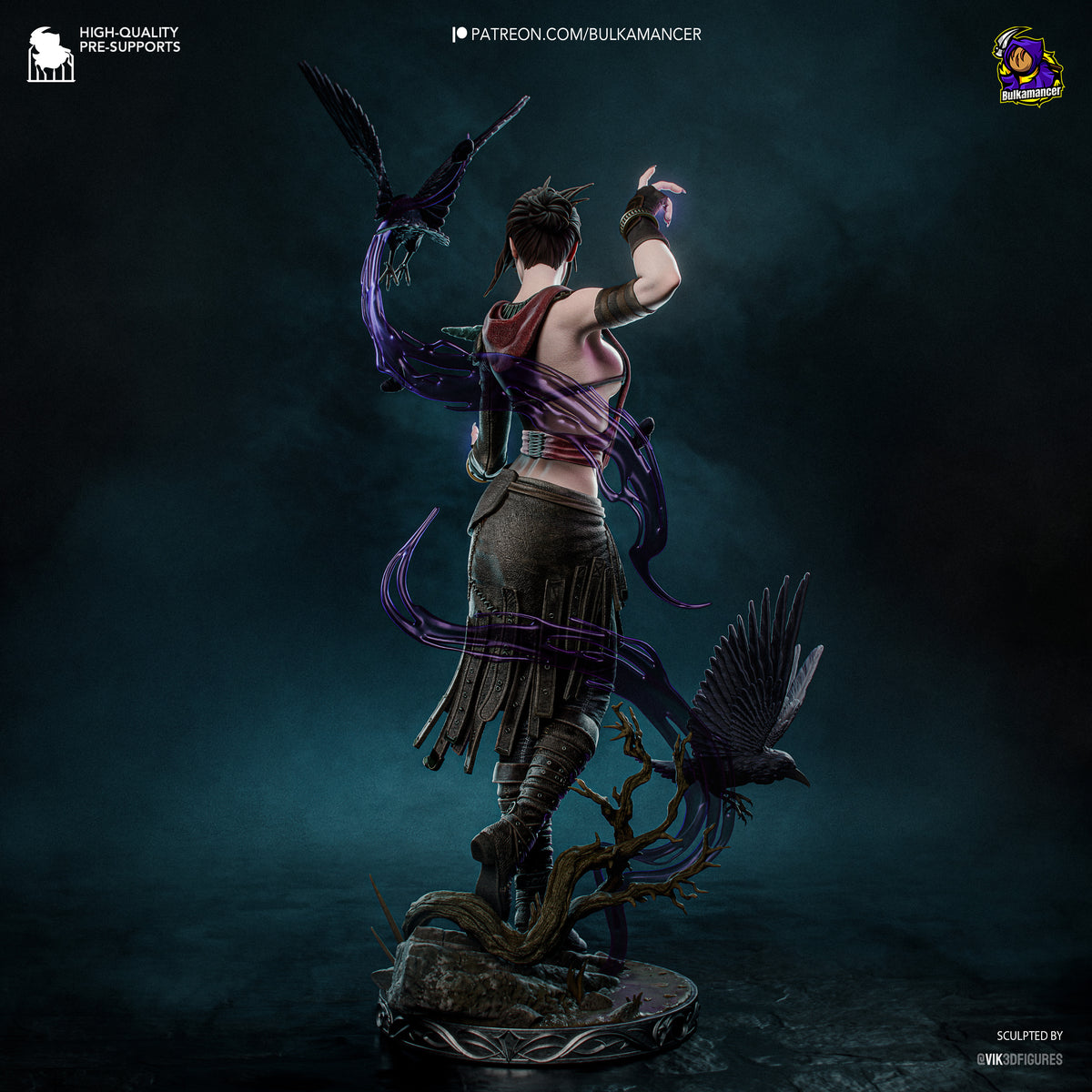 Wild Arcane Witch | Handcrafted Figure