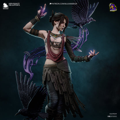 Wild Arcane Witch | Handcrafted Figure
