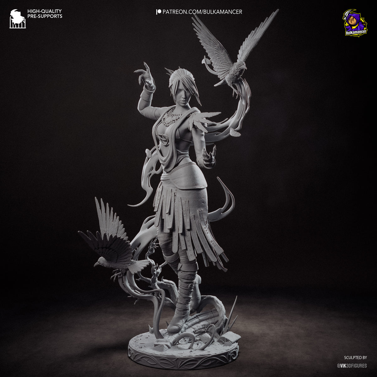 Wild Arcane Witch | Handcrafted Figure