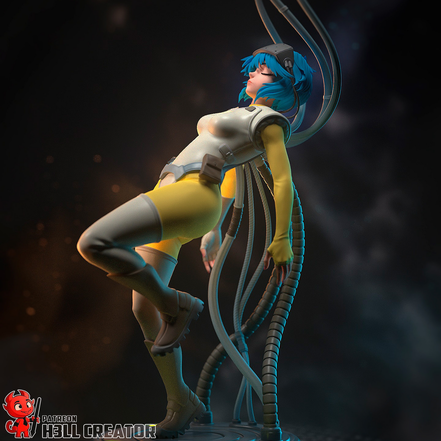 Motoko | Ghost in the Shell | Handcrafted Figure