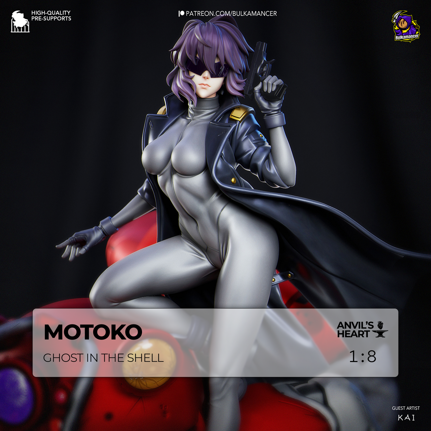 Motoko | Ghost in the Shell | Handcrafted Figure