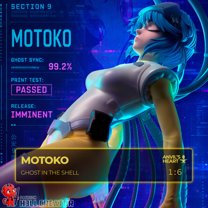 Motoko | Ghost in the Shell | Handcrafted Figure