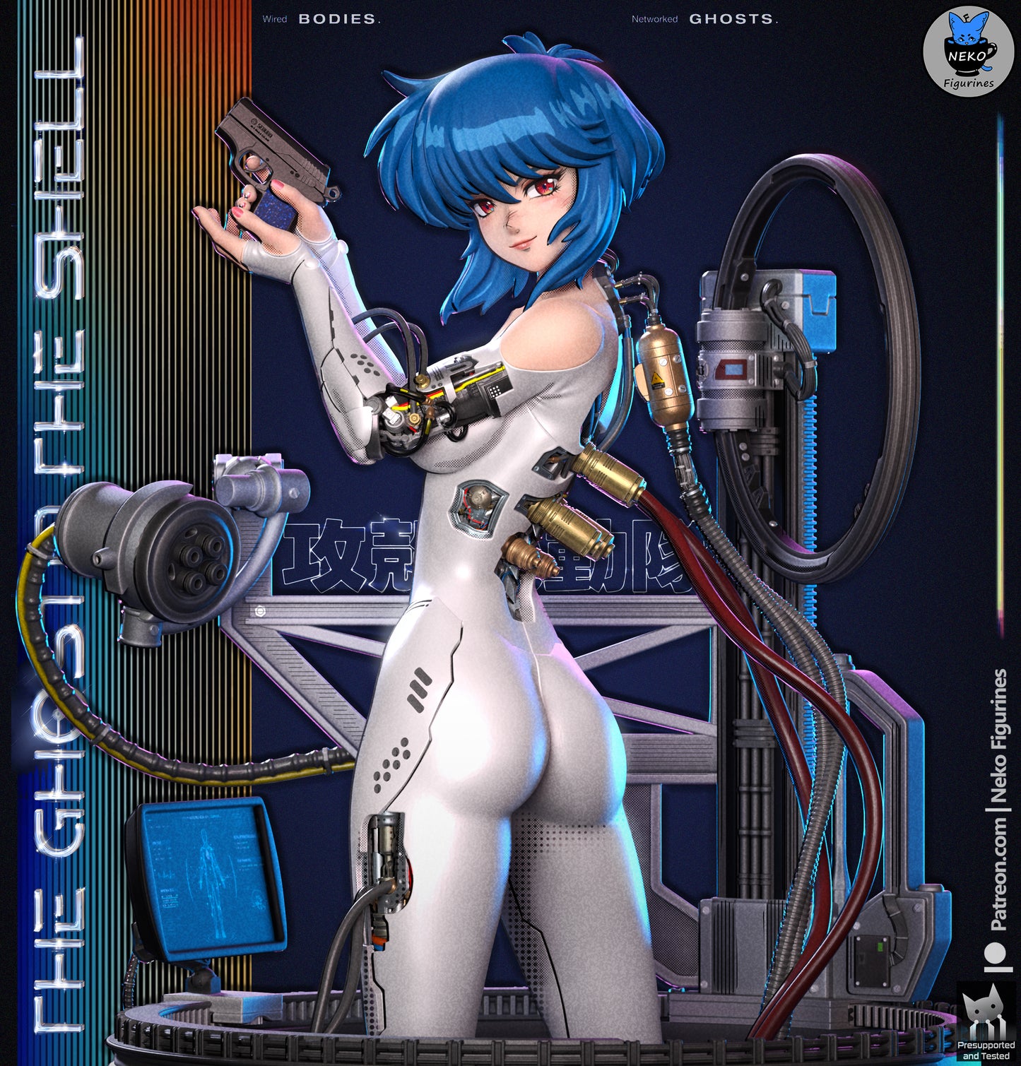 Cyber Ops Commander | Handcrafted Figure