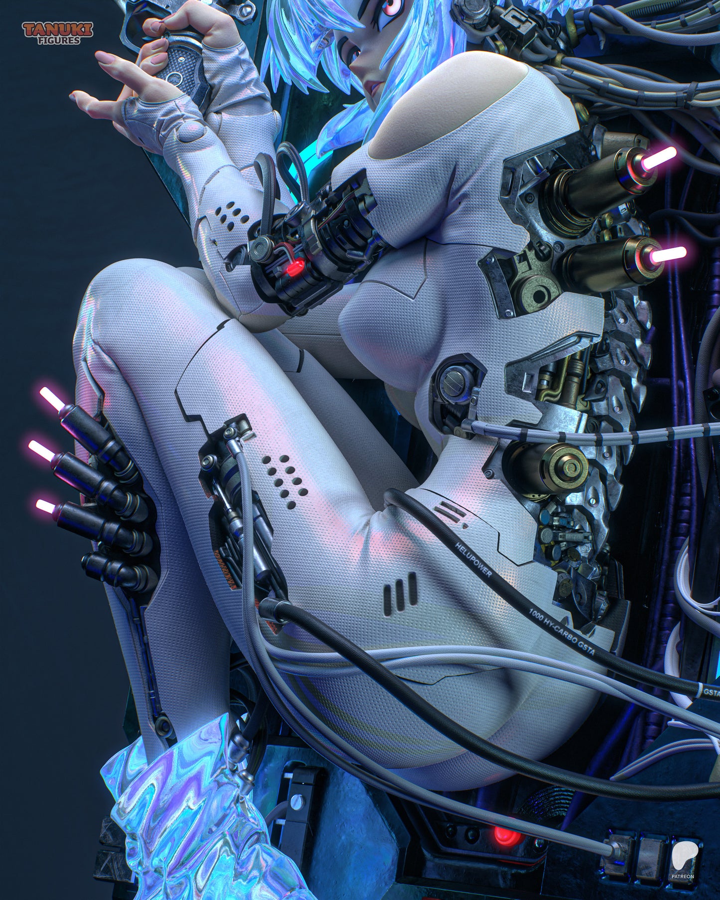 Motoko | Ghost in the Shell | Handcrafted Figure