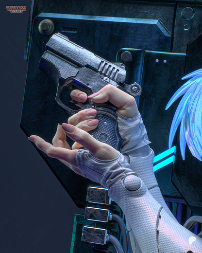 Motoko | Ghost in the Shell | Handcrafted Figure