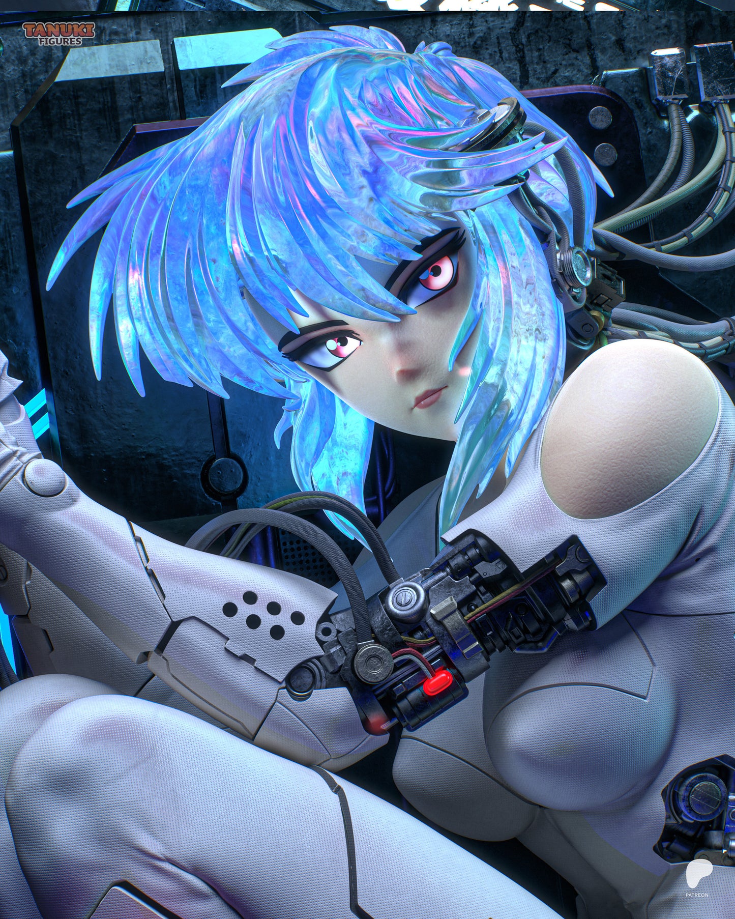 Motoko | Ghost in the Shell | Handcrafted Figure