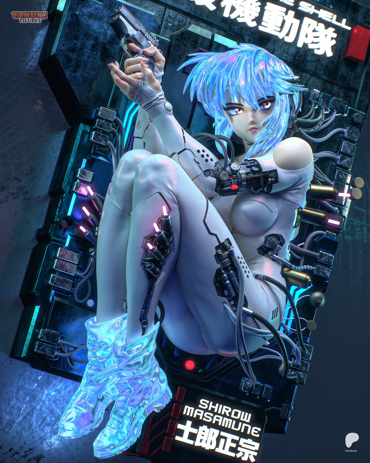 Motoko | Ghost in the Shell | Handcrafted Figure
