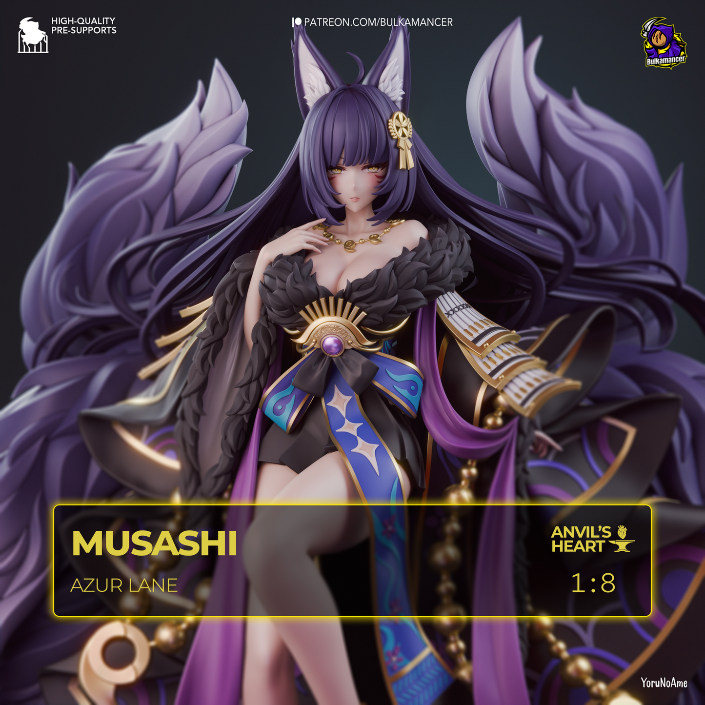Musashi | Azur Lane | Handcrafted Figure