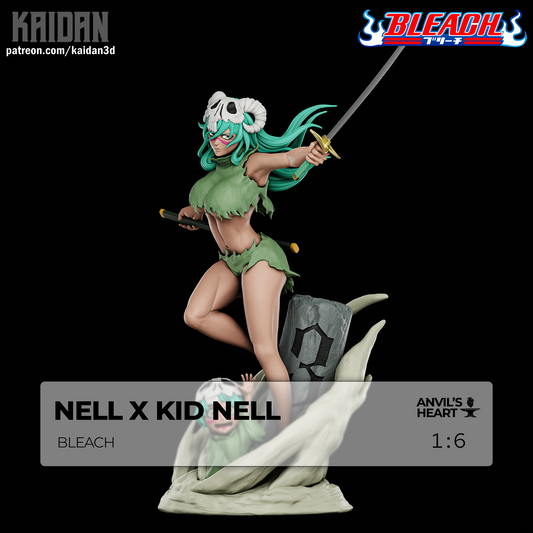 Nell x Kid Nell  | Bleach | Handcrafted Figure