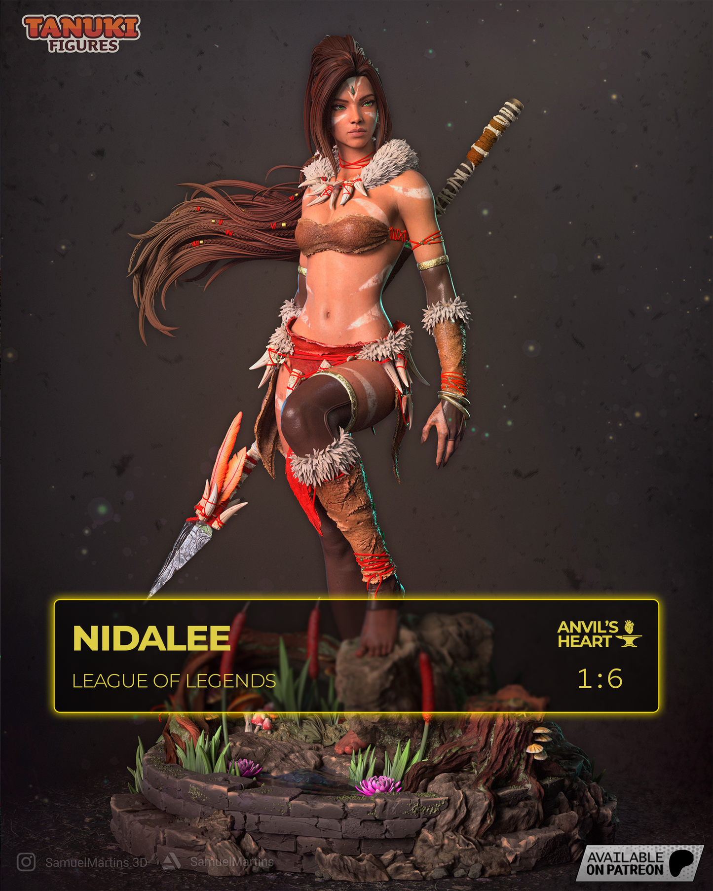 Nidalee | League of Legends | Handcrafted Figure