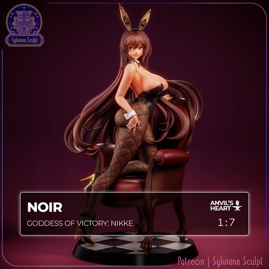 Black Bunny Girl | Handcrafted Figure