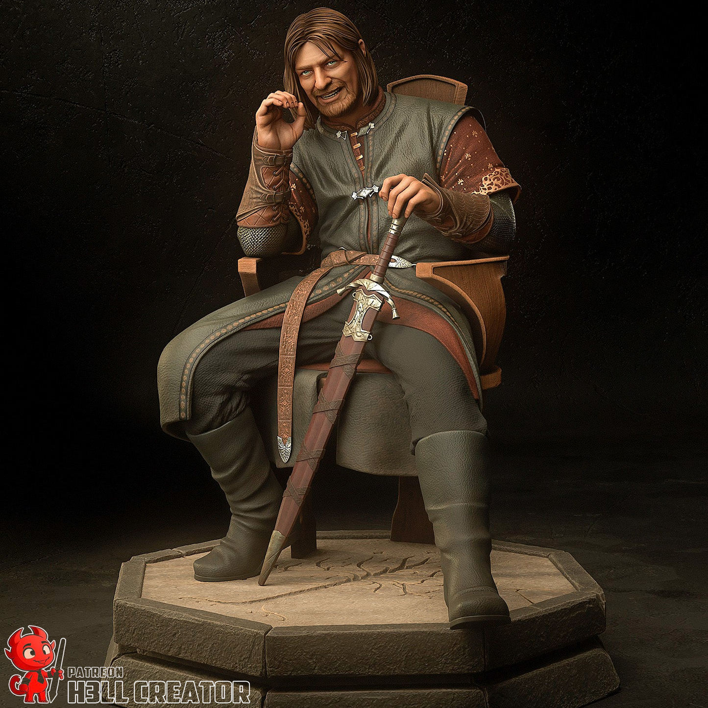 Noble Gondorian Captain | Handcrafted Figure