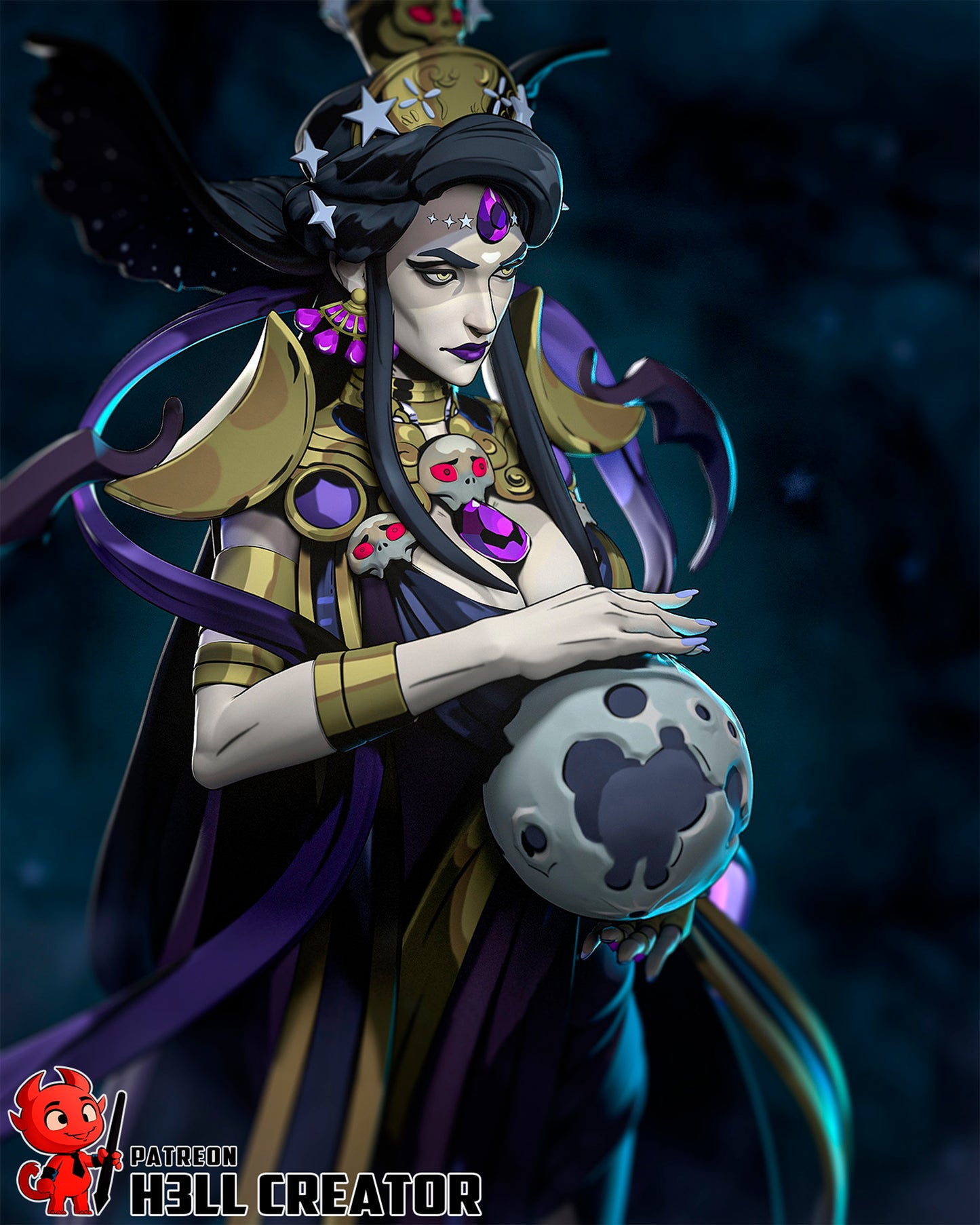 Goddess of Night | Handcrafted Figure