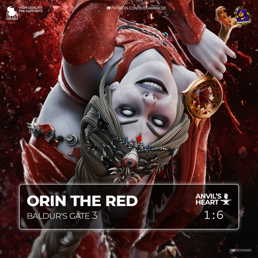 Orin the Red | Baldur's Gate 3 | Handcrafted Figure